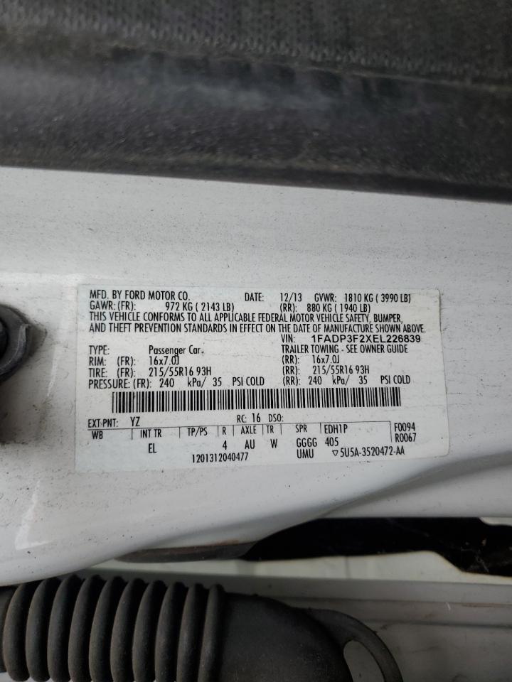 2014 FORD FOCUS