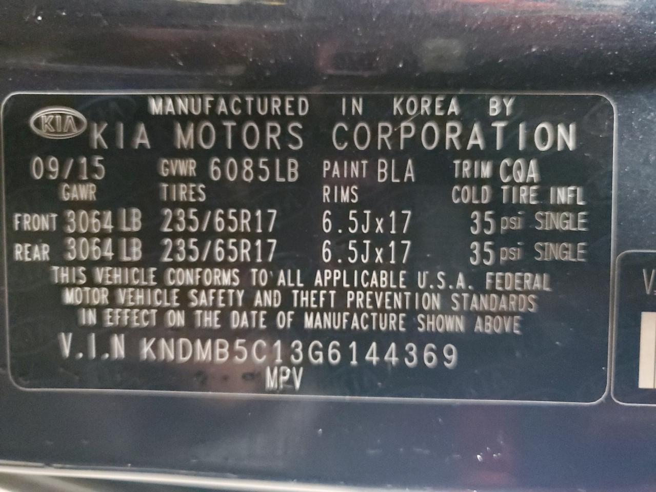 2016 KIA All Models