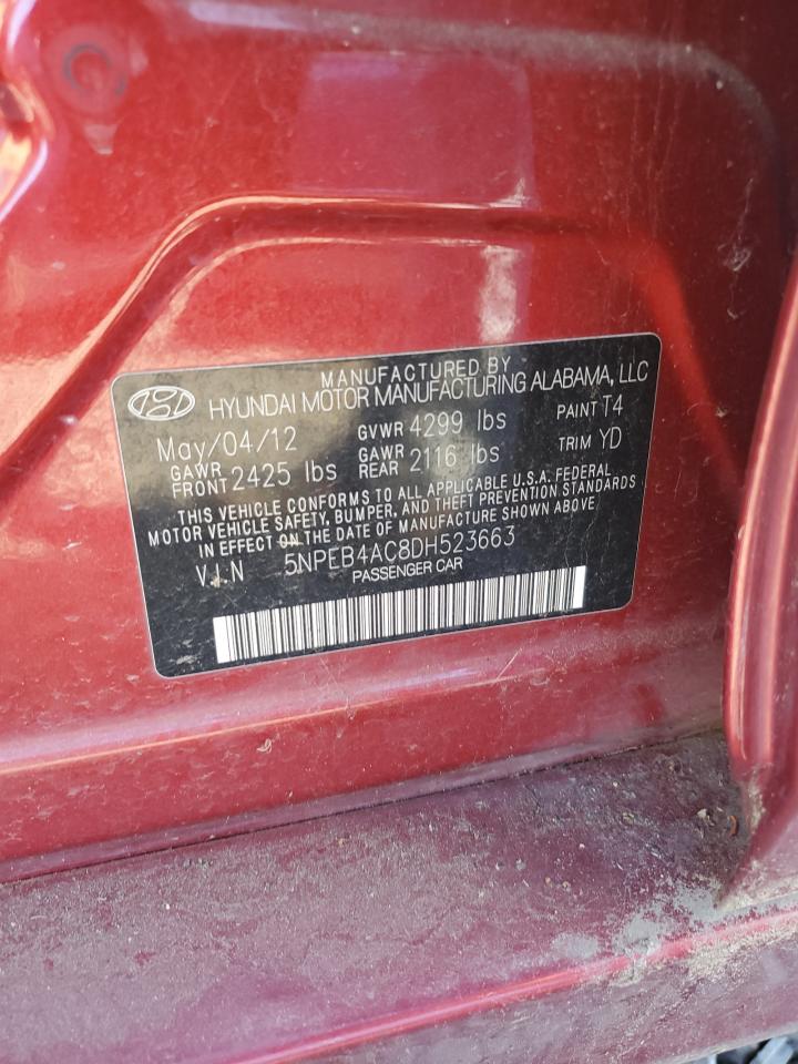 2013 HYUNDAI SONATA
