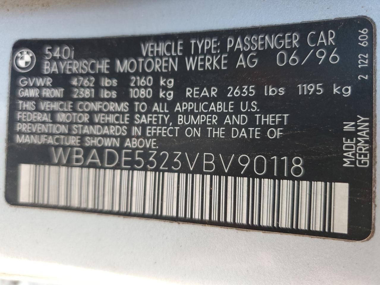 1997 BMW 5 SERIES