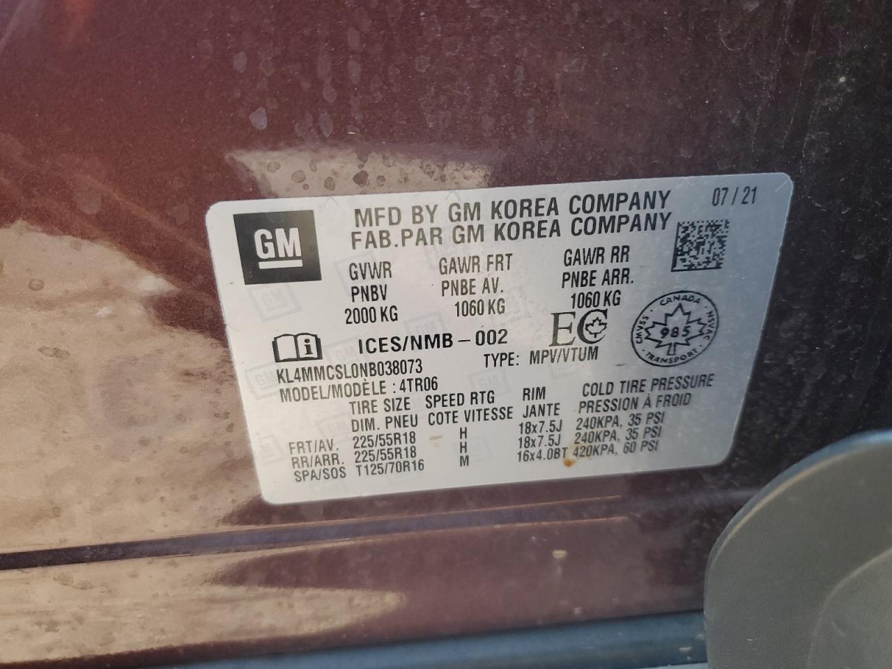 2022 BUICK ENCORE