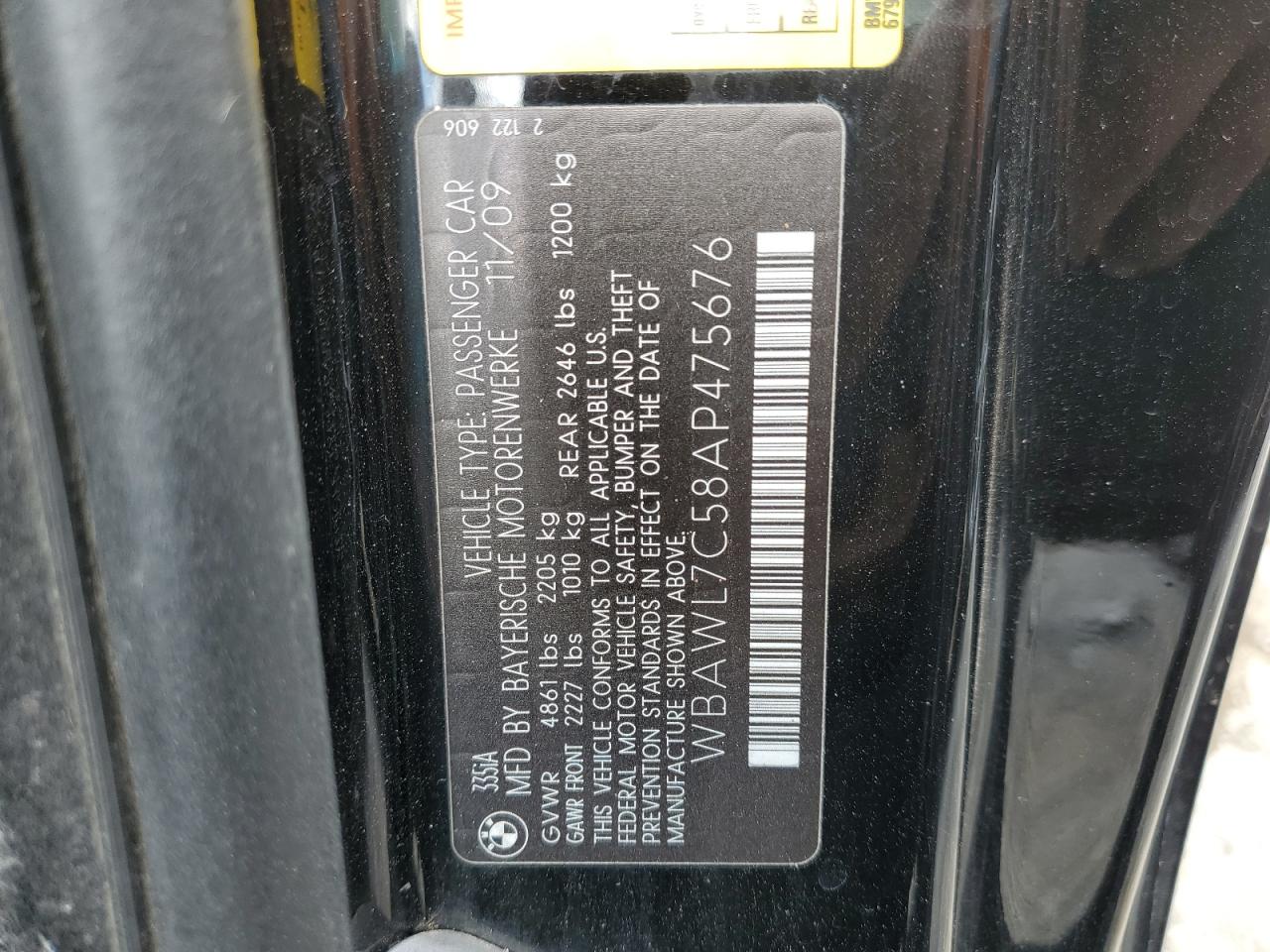2010 BMW 3 SERIES