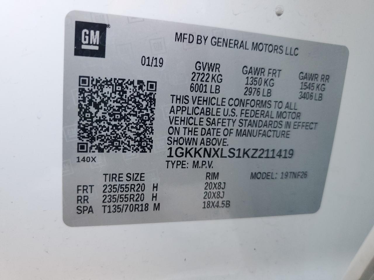 2019 GMC ACADIA DEN