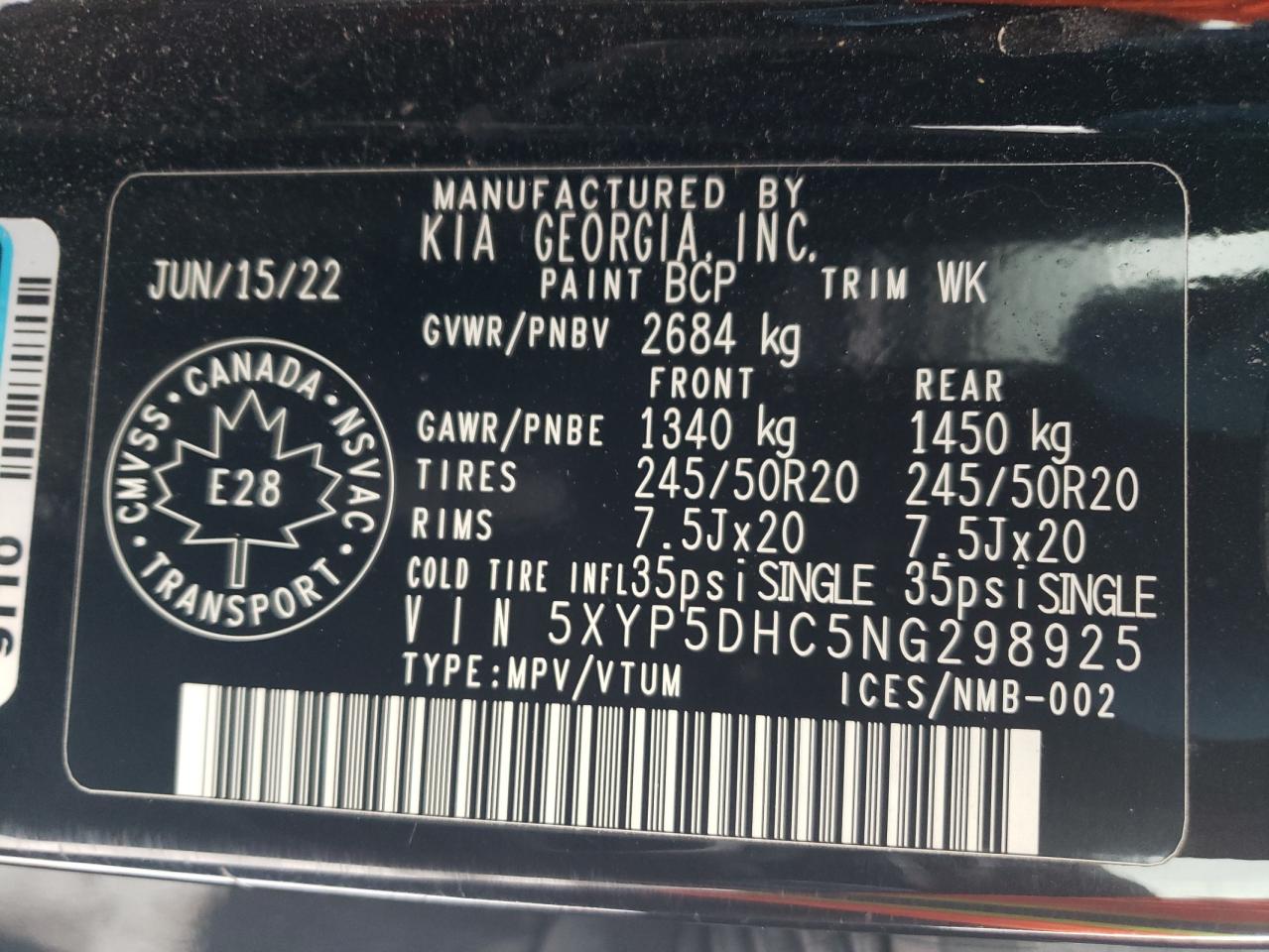 2022 KIA TELLURIDE