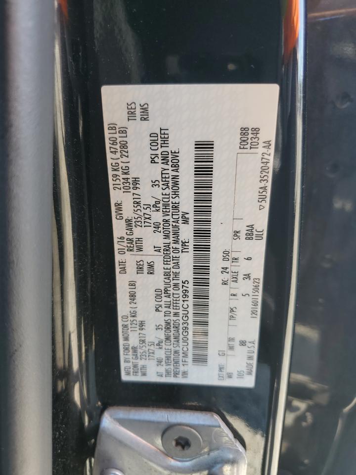 2016 FORD ESCAPE