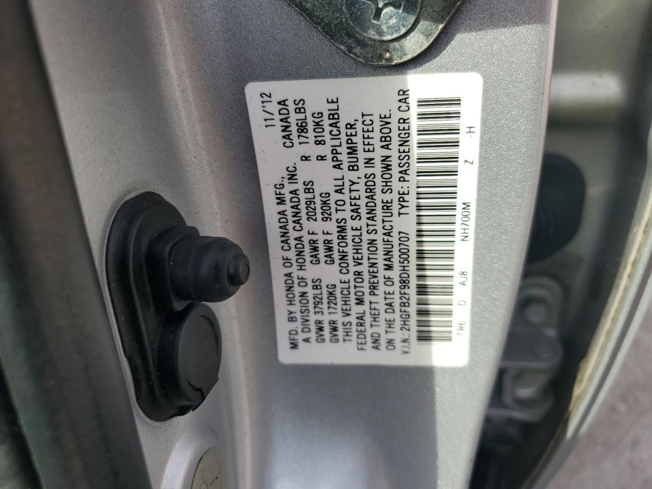 2013 HONDA CIVIC