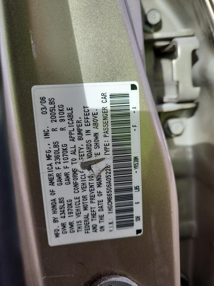 2006 HONDA ACCORD