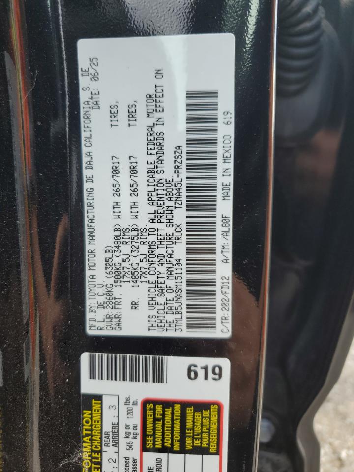 2025 TOYOTA TACOMA