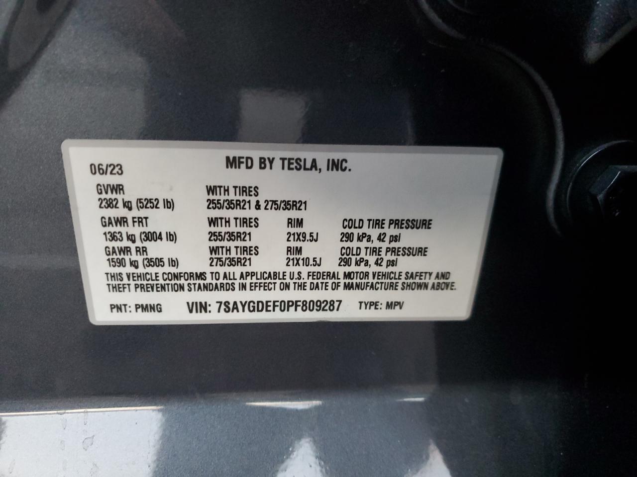 2023 TESLA MODEL Y