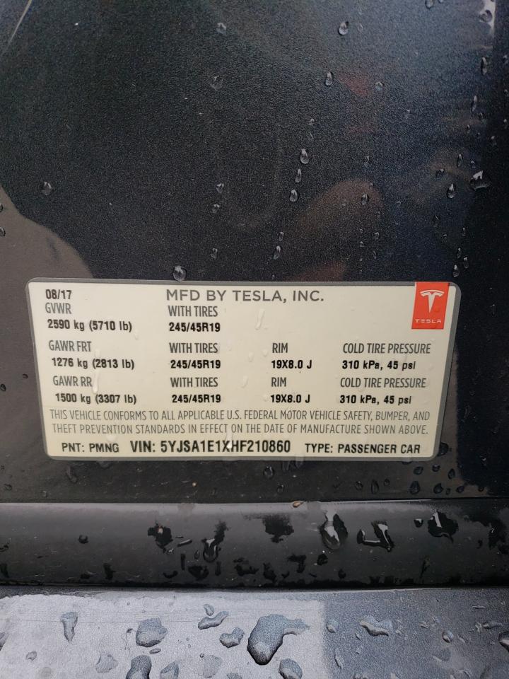 2017 TESLA MODEL S
