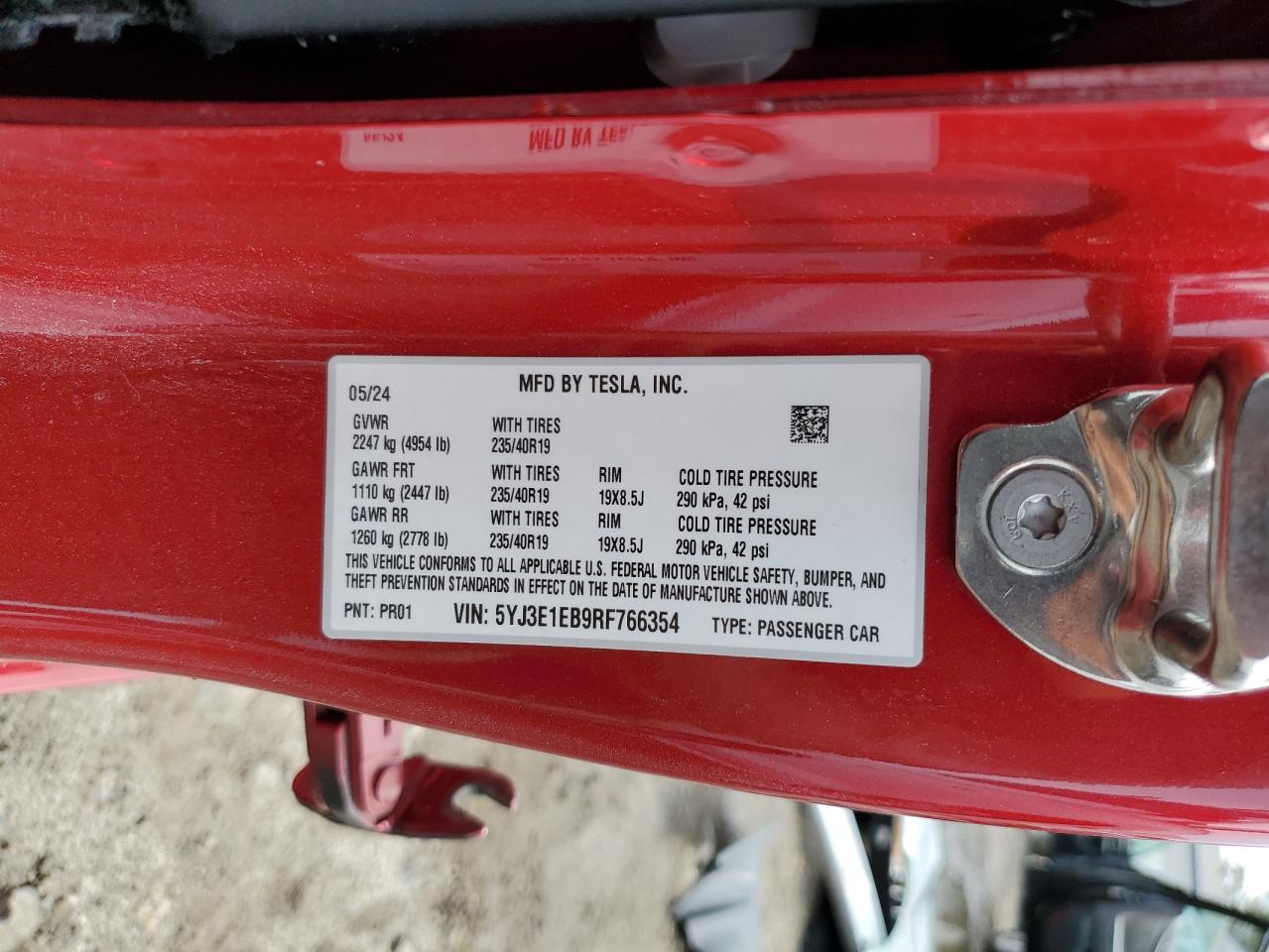 2024 TESLA MODEL 3