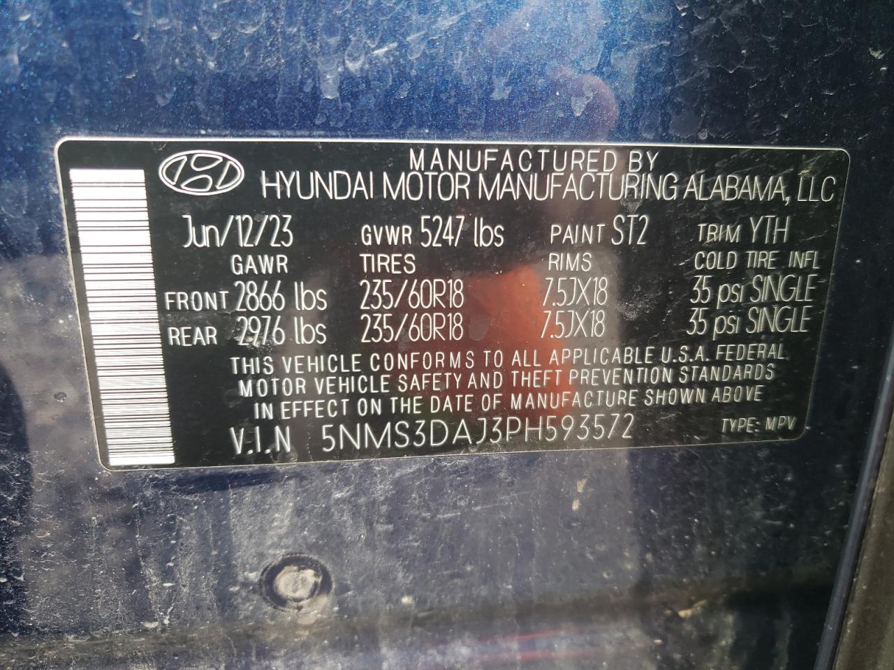 2023 HYUNDAI SANTA FE
