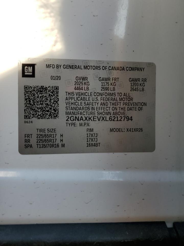 2020 CHEVROLET EQUINOX