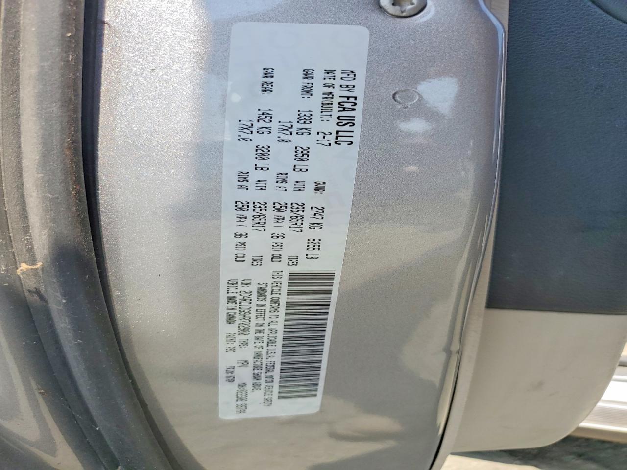 2017 CHRYSLER PACIFICA