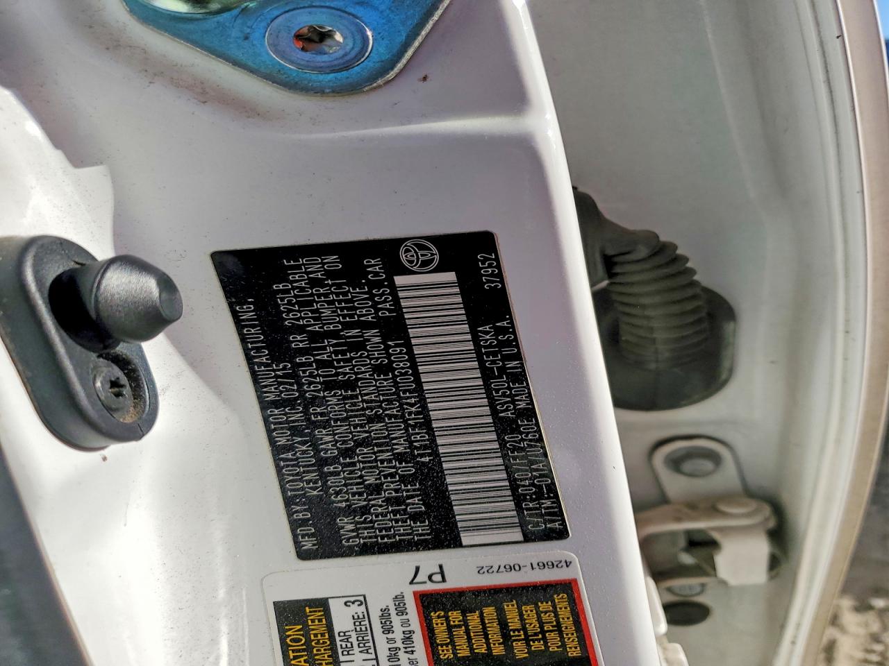 2015 TOYOTA CAMRY