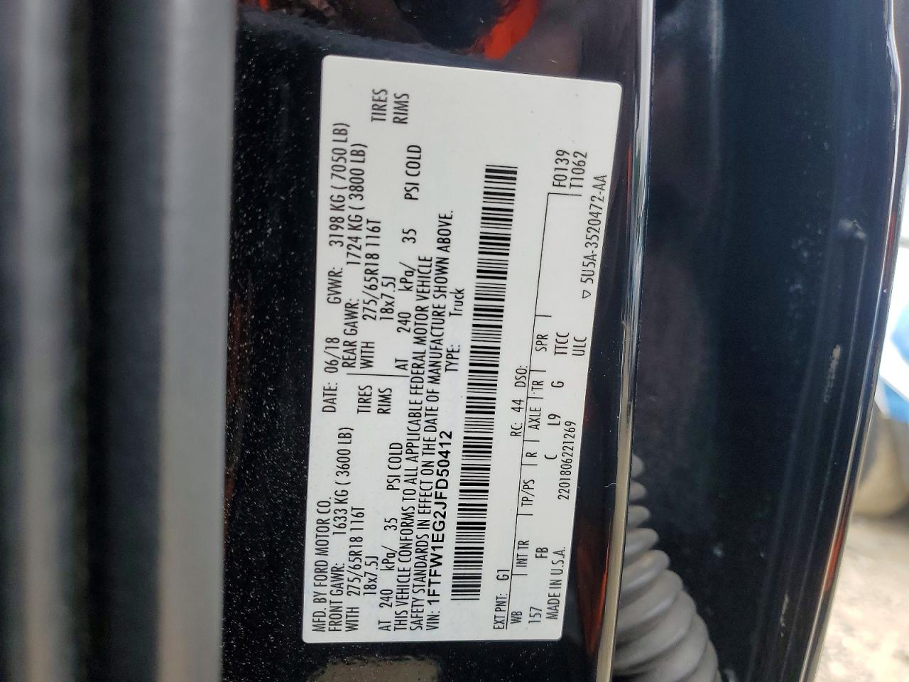 2018 FORD F150