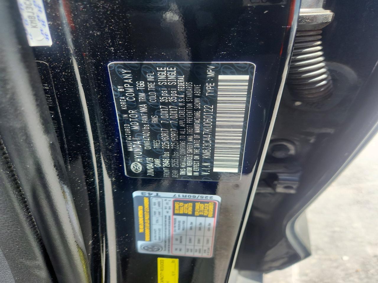 2019 HYUNDAI TUCSON