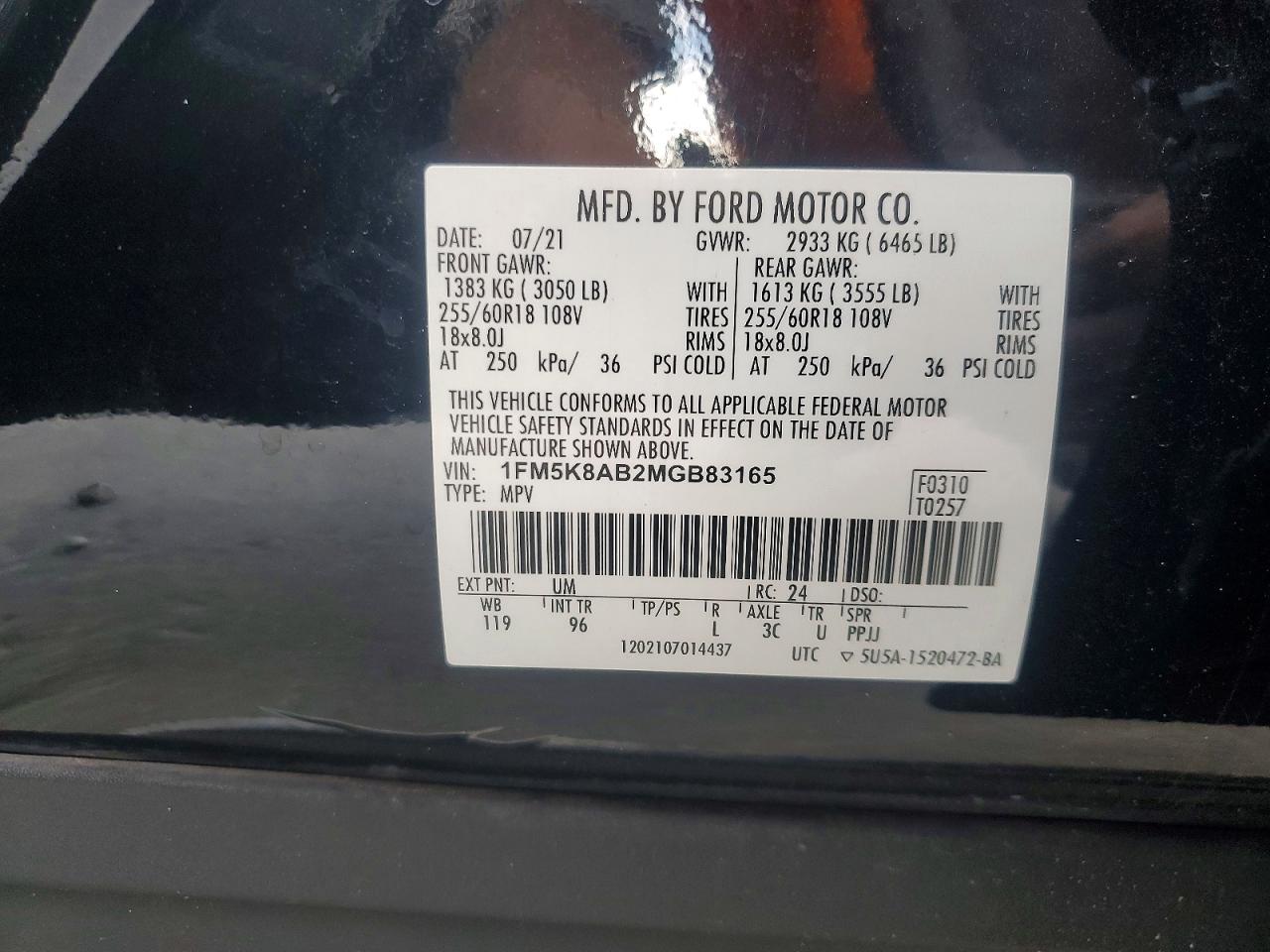 2021 FORD EXPLORER
