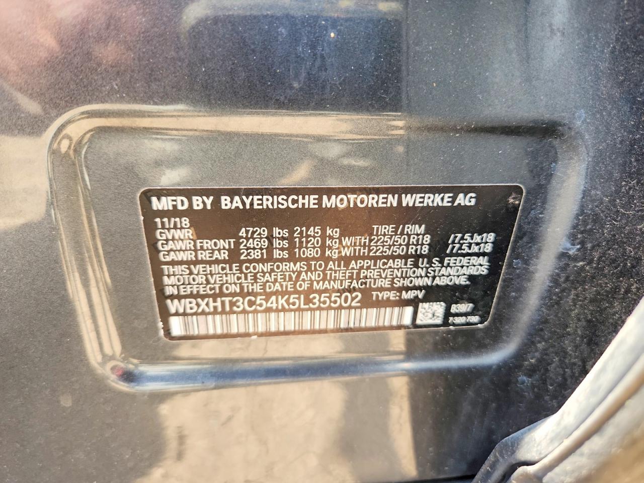 2019 BMW X1