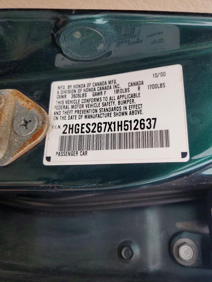 2001 HONDA CIVIC