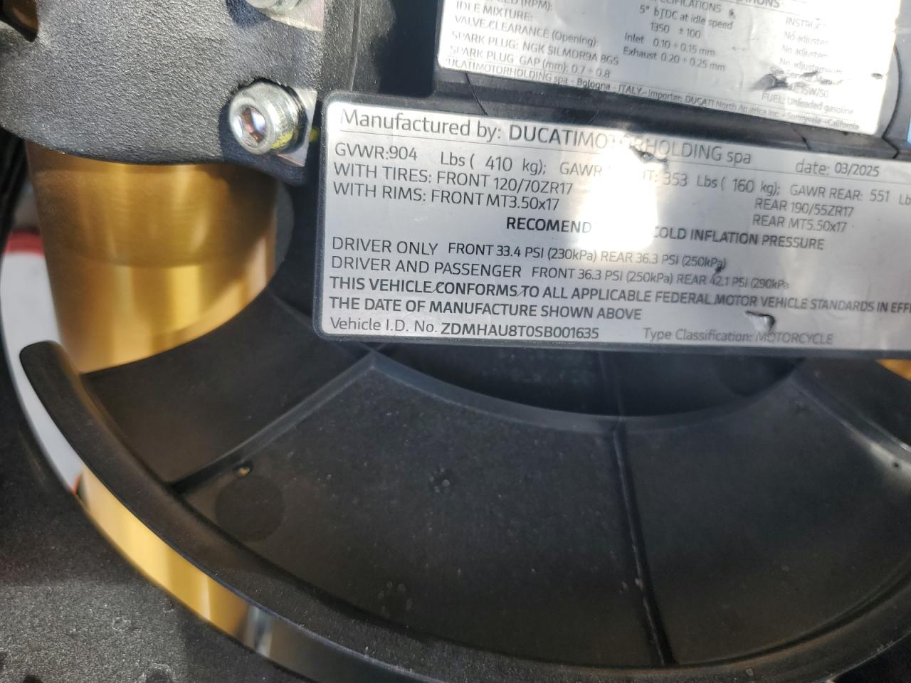 2025 DUCATI PANIGALE