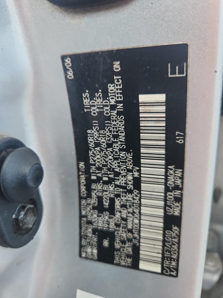 2006 LEXUS LX470