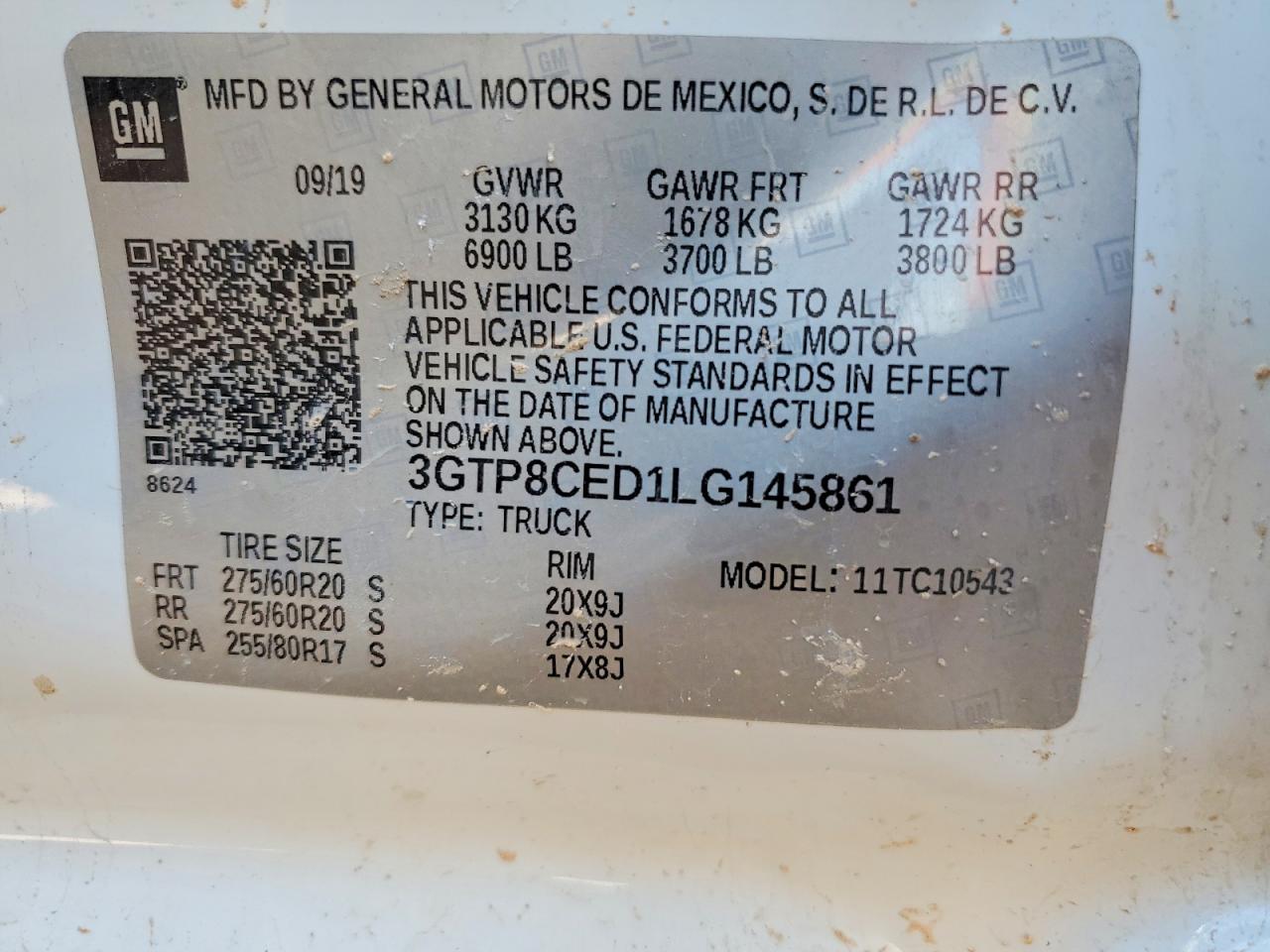 2020 GMC SIERRA