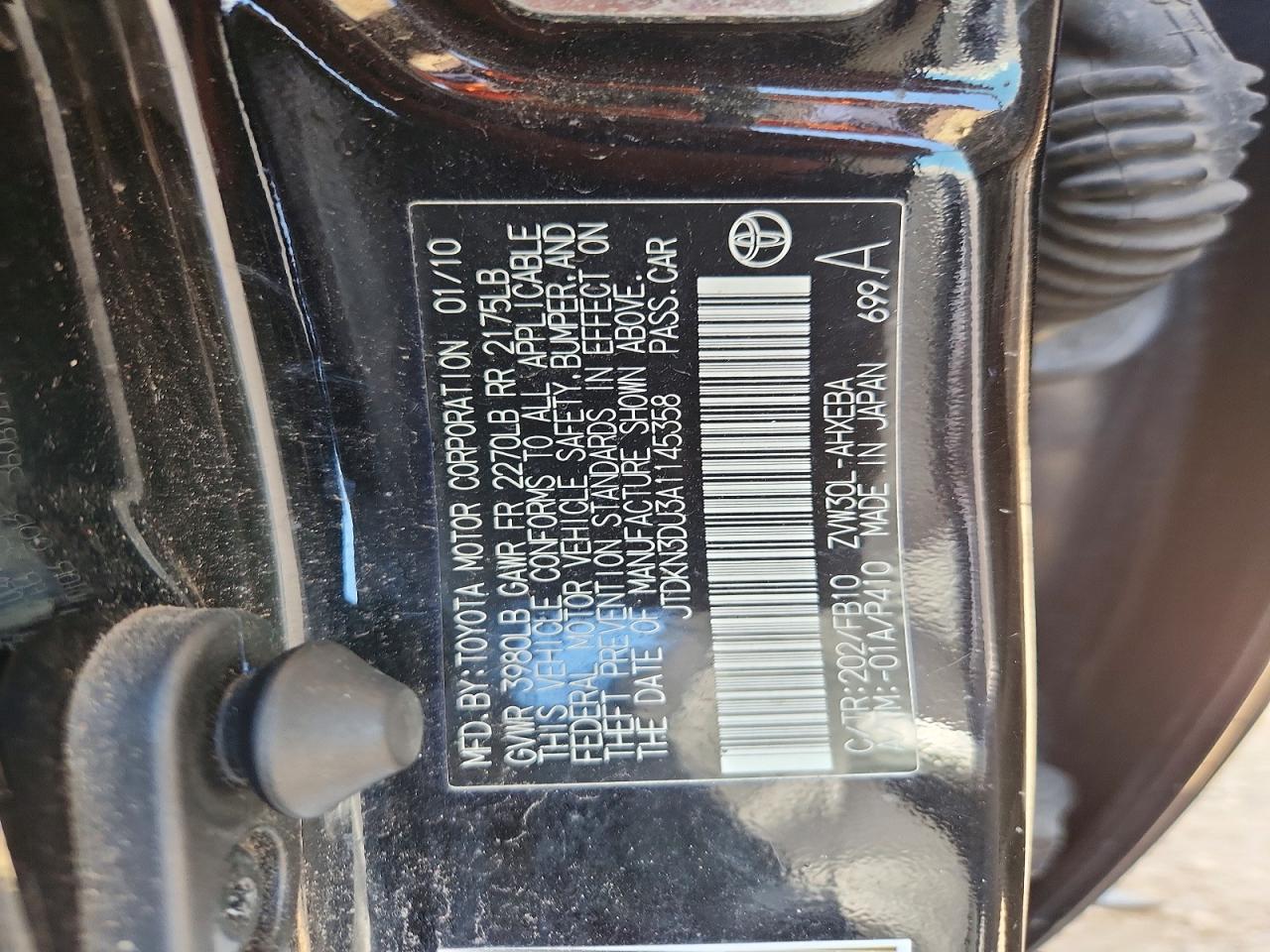 2010 TOYOTA PRIUS