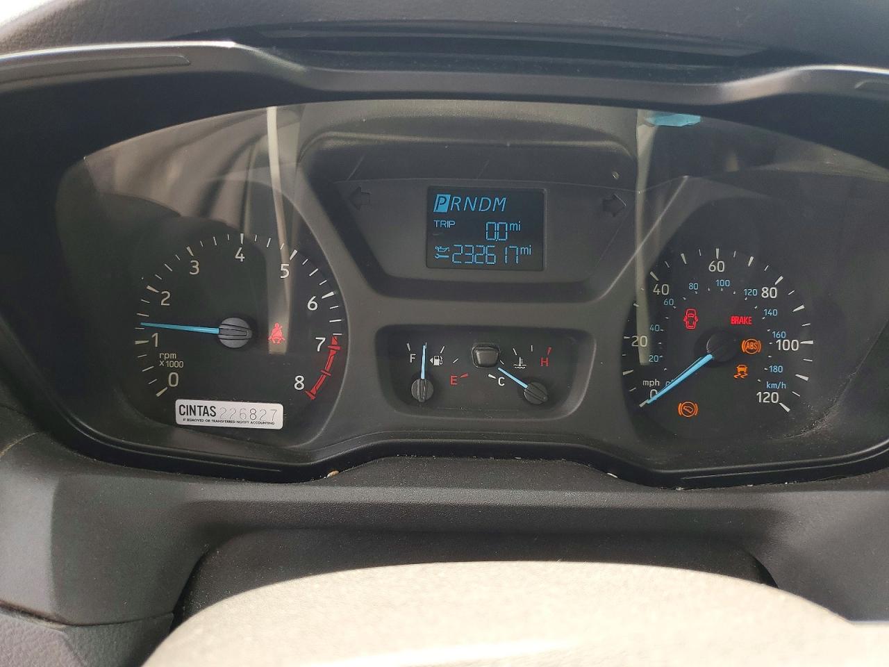 2016 FORD TRANSIT
