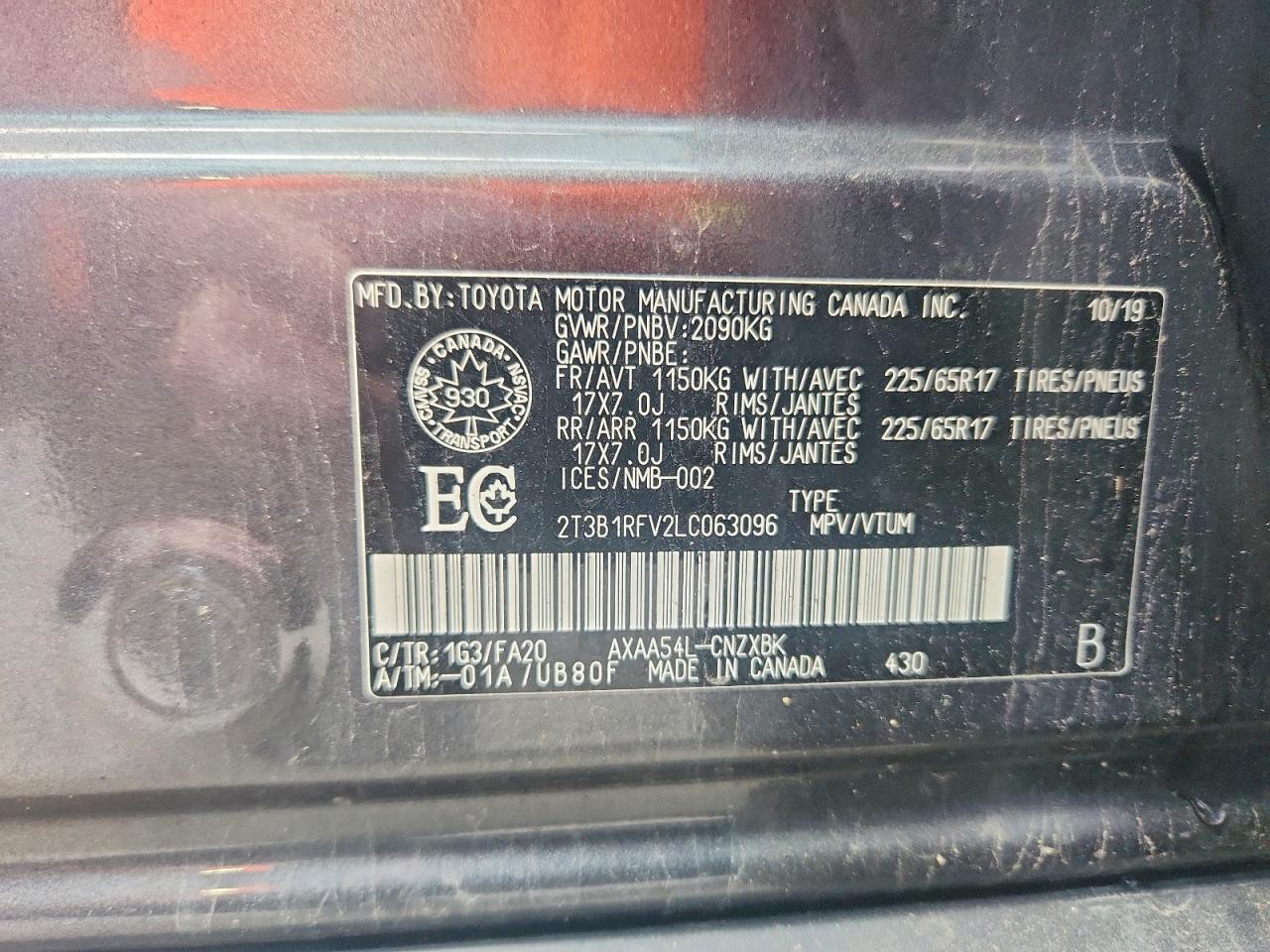2020 TOYOTA RAV4