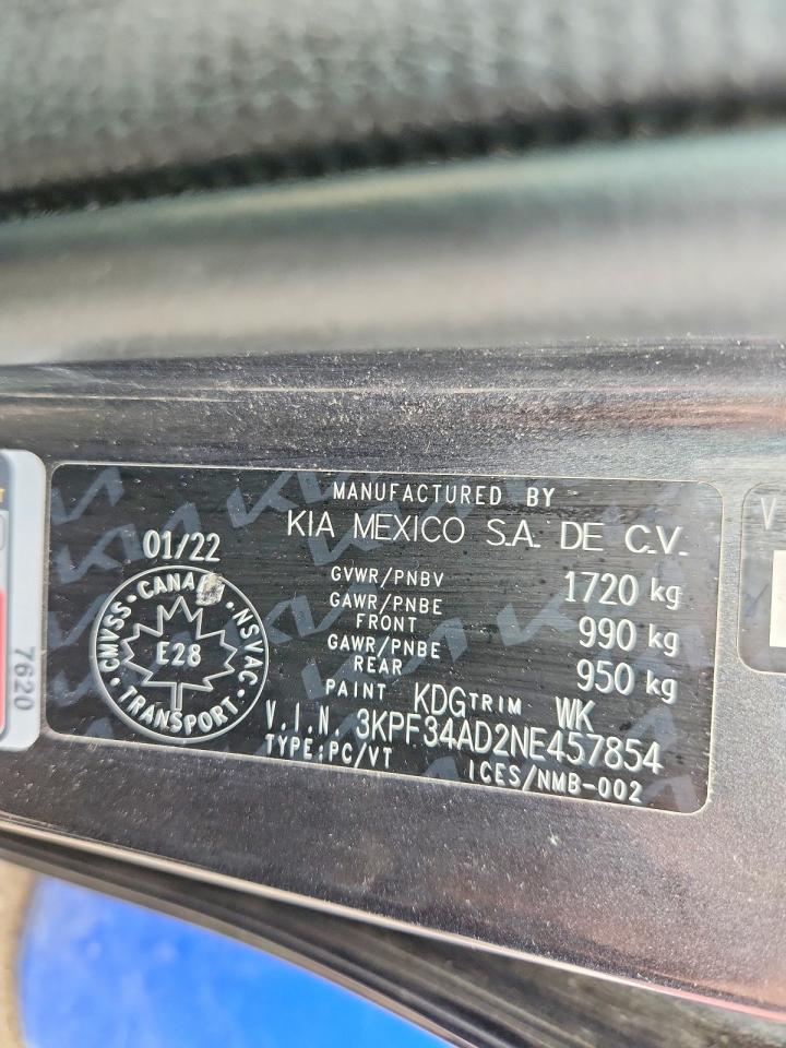 2022 KIA FORTE