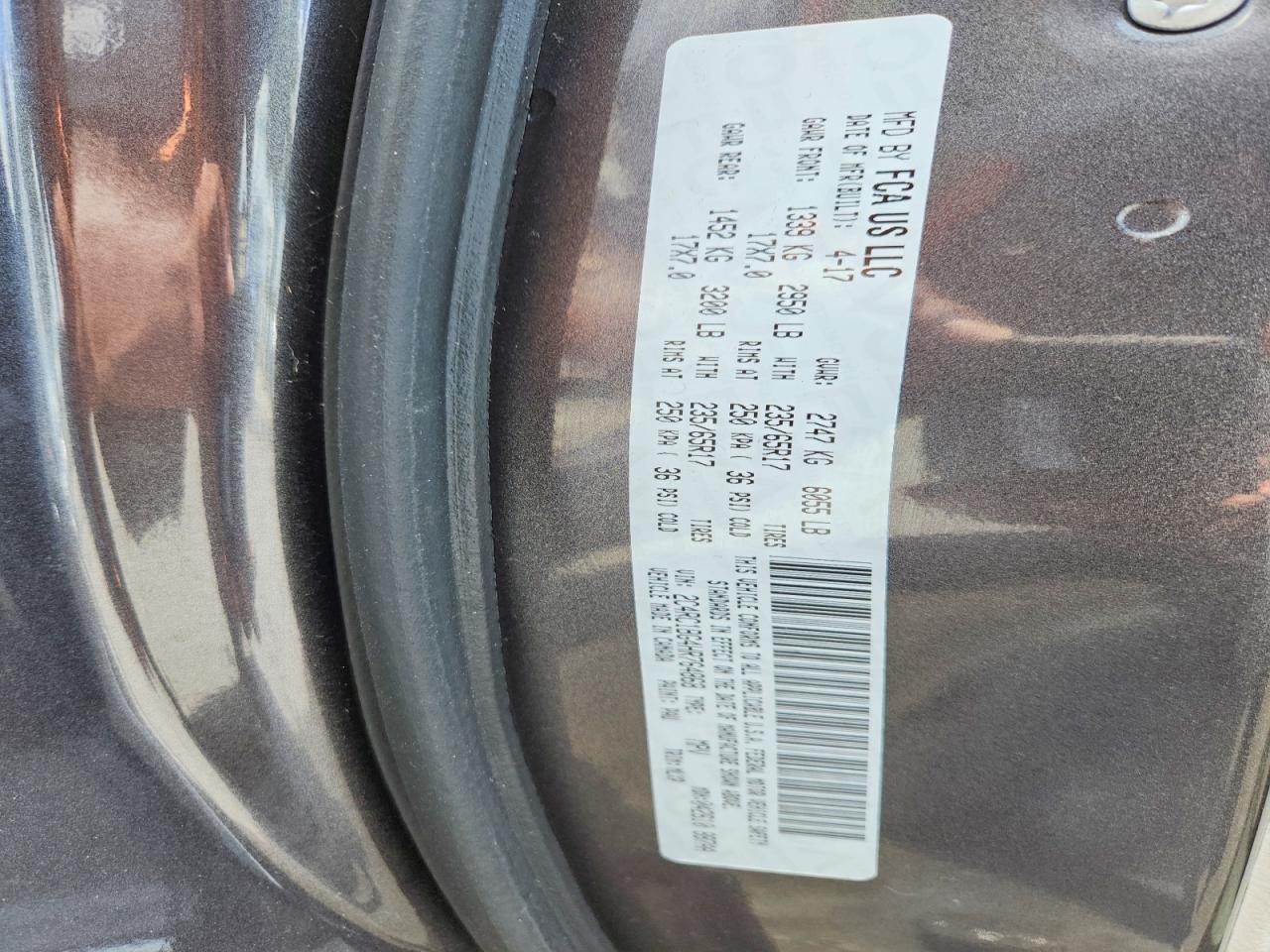 2017 CHRYSLER PACIFICA