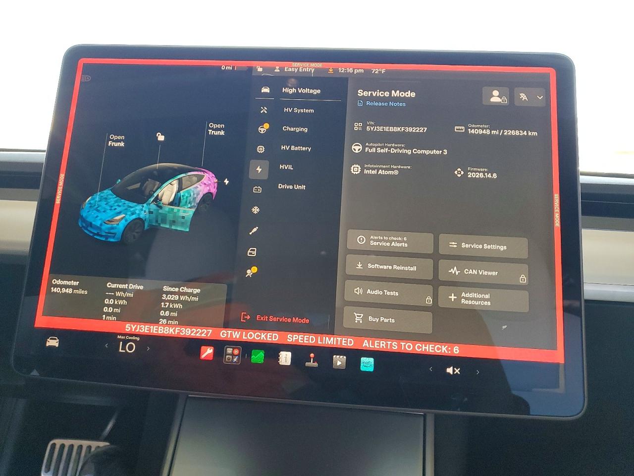2019 TESLA MODEL 3