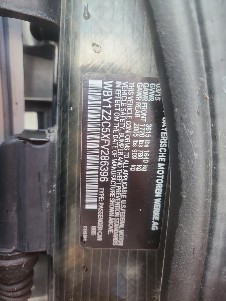 2015 BMW I SERIES