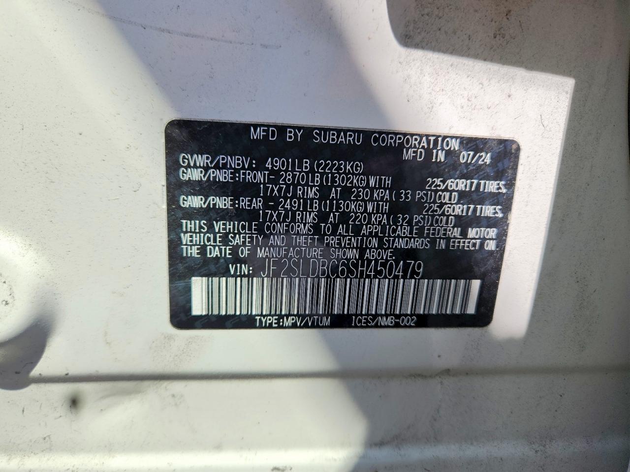 2025 SUBARU FORESTER