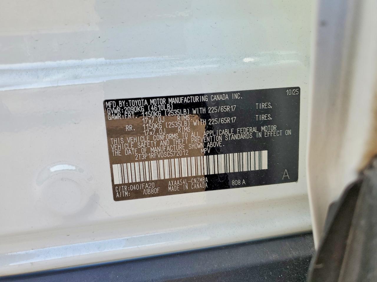 2025 TOYOTA RAV4