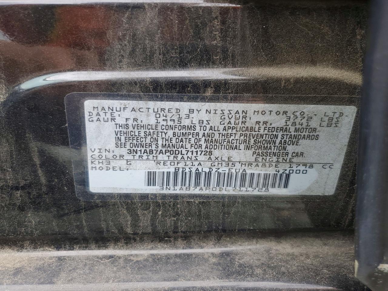 2013 NISSAN SENTRA