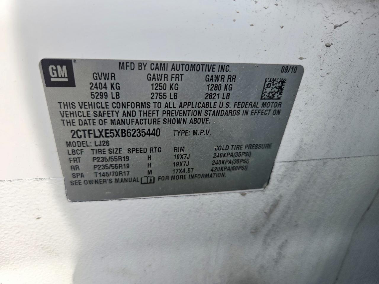 2011 GMC TERRAIN