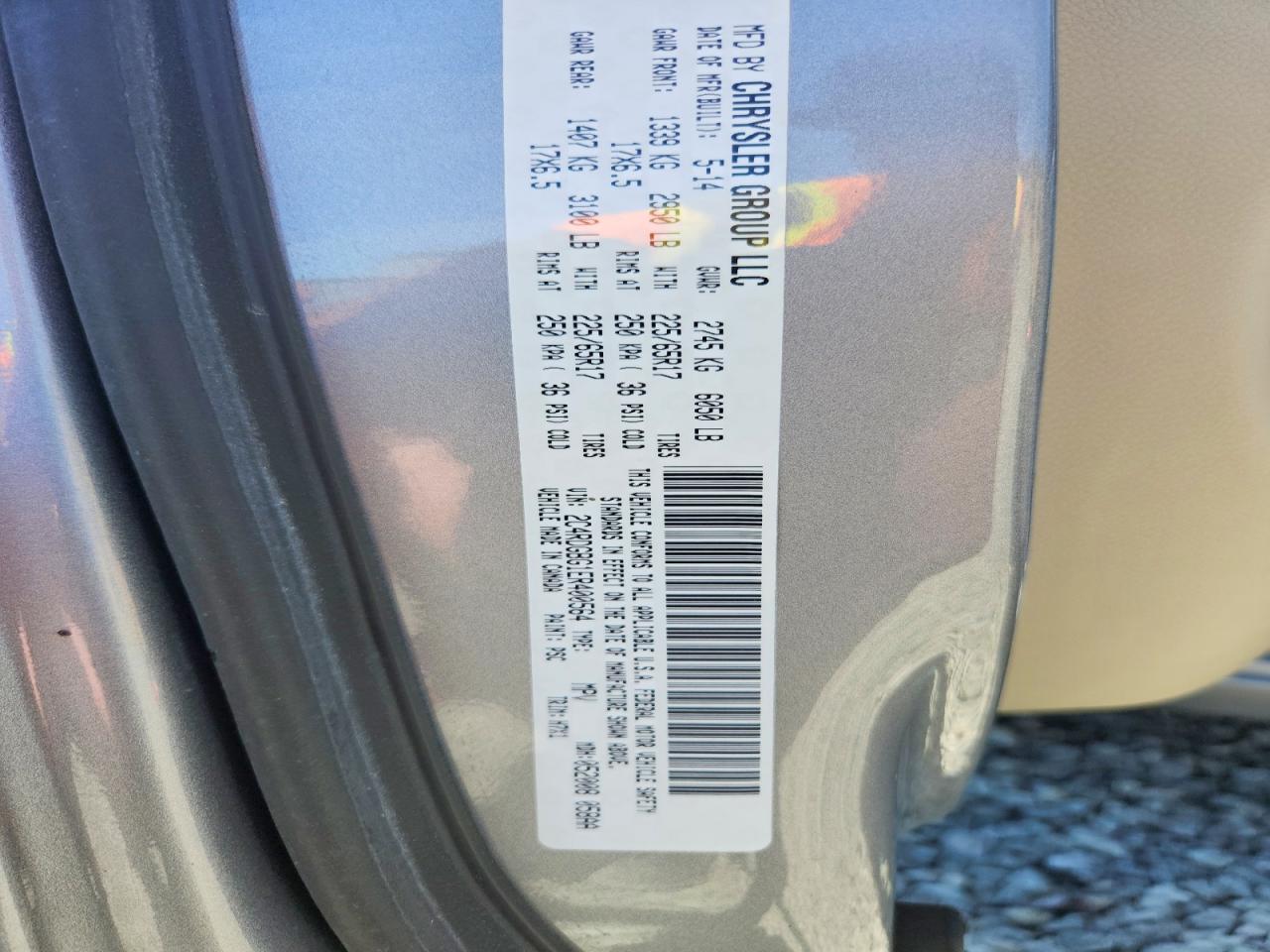 2014 DODGE CARAVAN