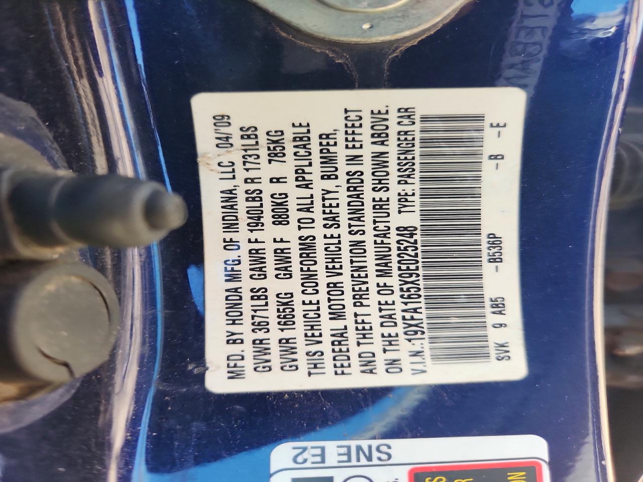 2009 HONDA CIVIC