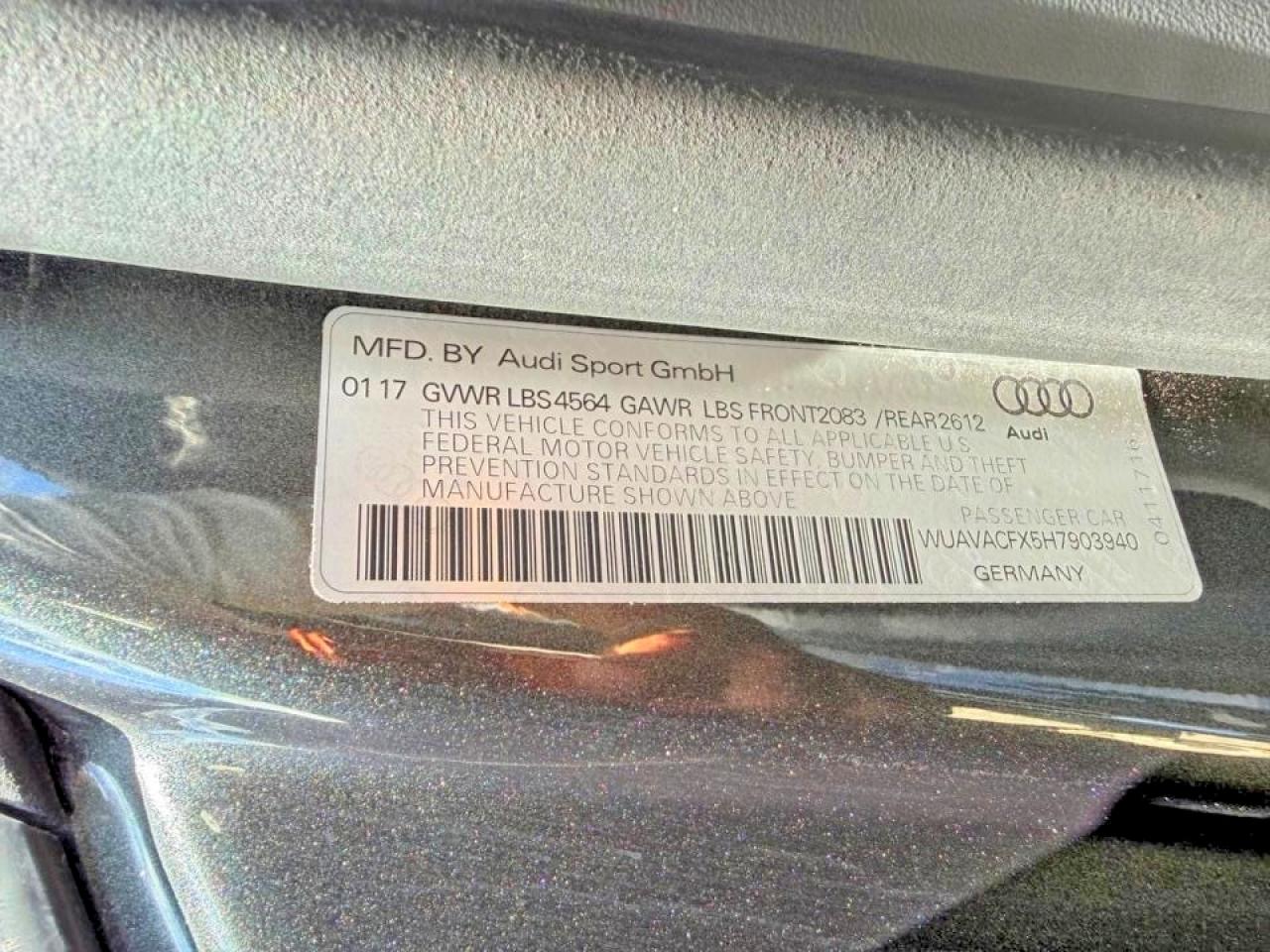 2017 AUDI R8