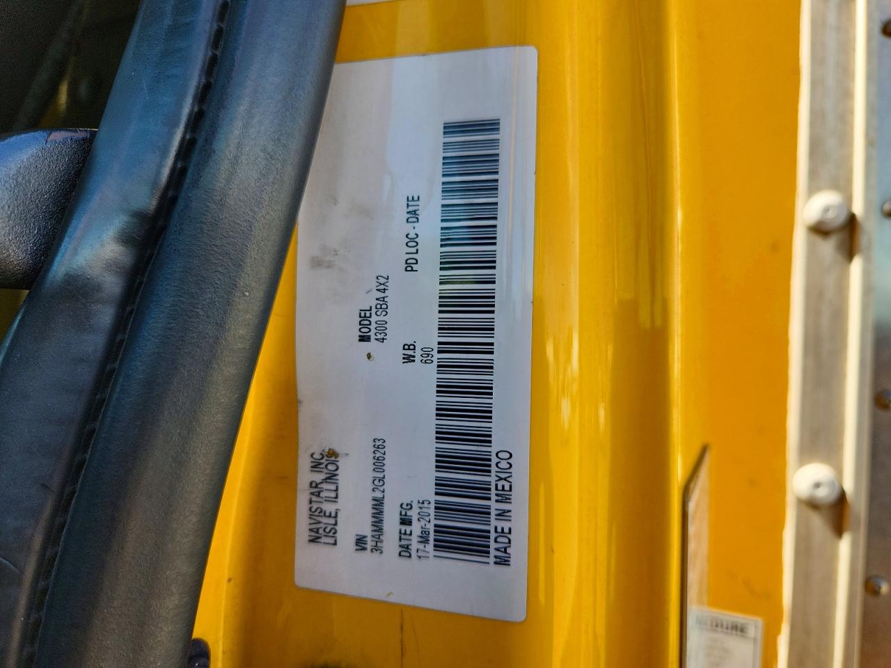 2016 INTERNATIONAL 4300