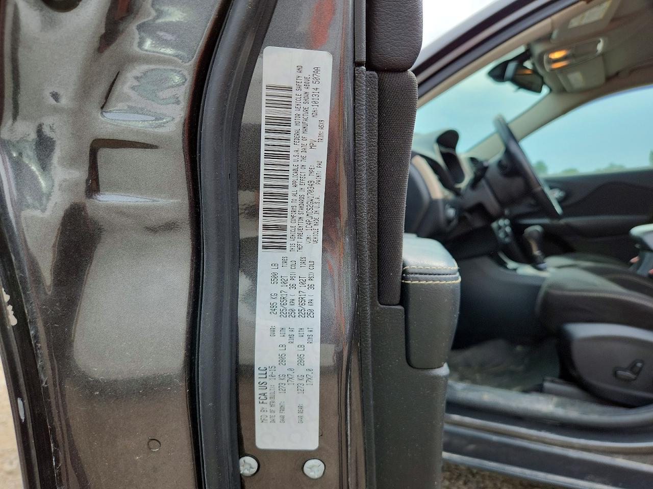 2016 JEEP CHEROKEE