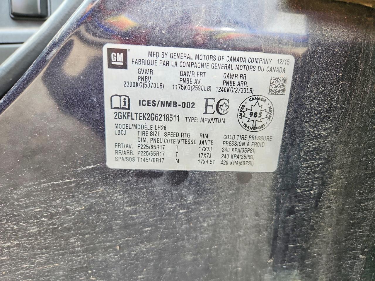 2016 GMC TERRAIN