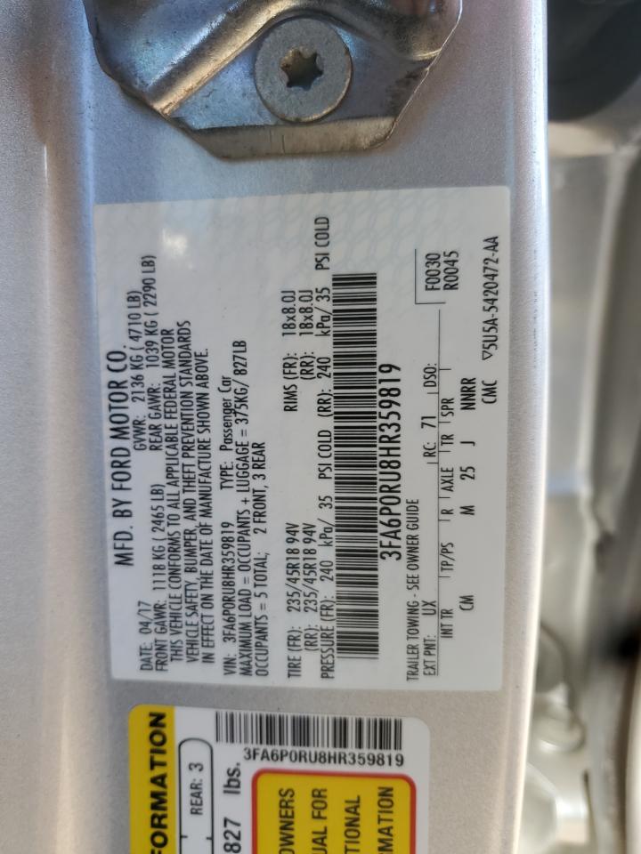2017 FORD FUSION