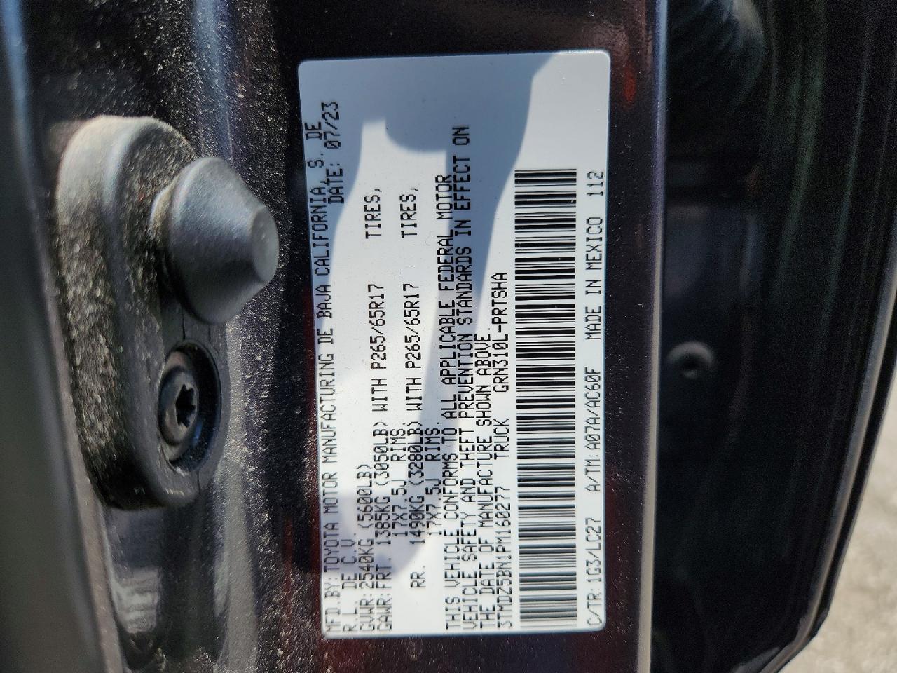 2023 TOYOTA TACOMA