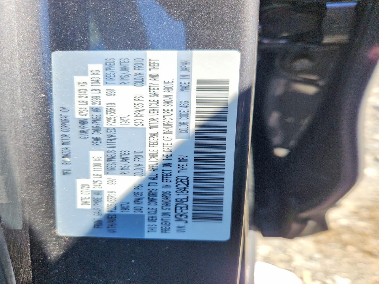 2020 MAZDA CX-5