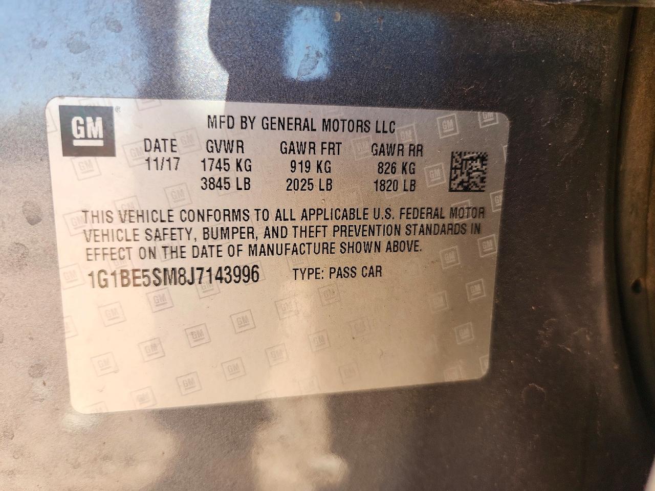 2018 CHEVROLET CRUZE