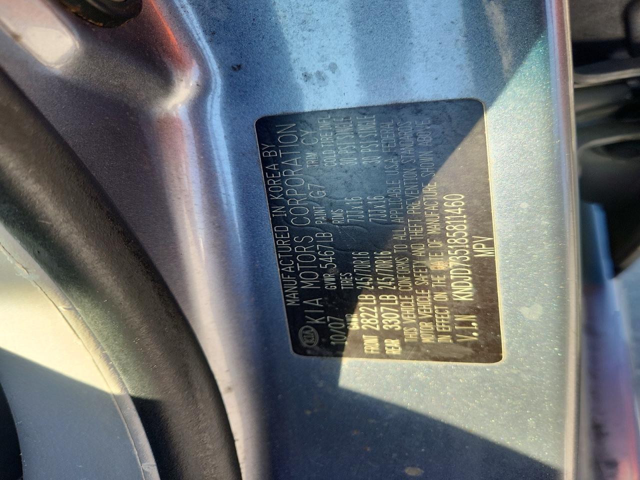 2008 KIA SORENTO