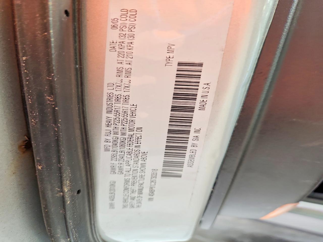2006 SUBARU LEGACY